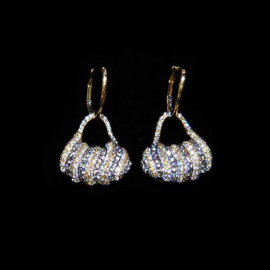 Diamond Drape Earring
