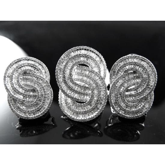 Diamond Ring and Earrings
