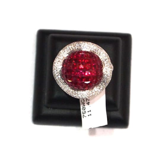Diamond Ruby Ring