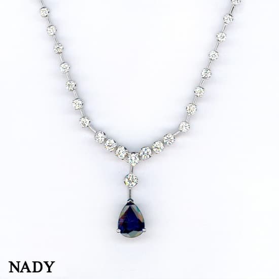 Diamond Sapphire Nacklace