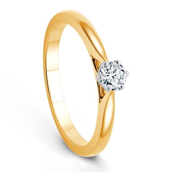 Diamond Studded Gold Ring