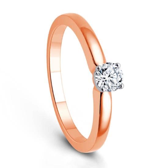 Diamond Studded Gold Ring