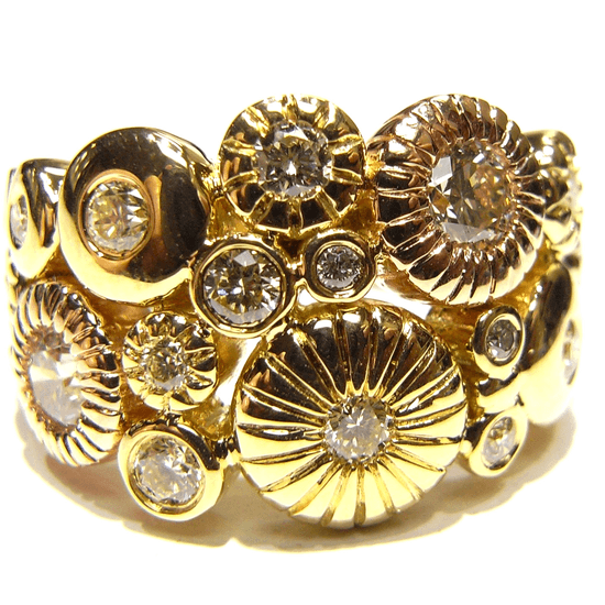 Diamond Swirl Ring