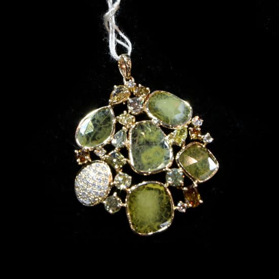 Diamond and Gold Pendant