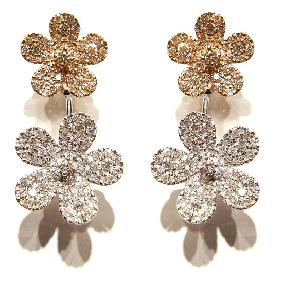Double Flower Earrings