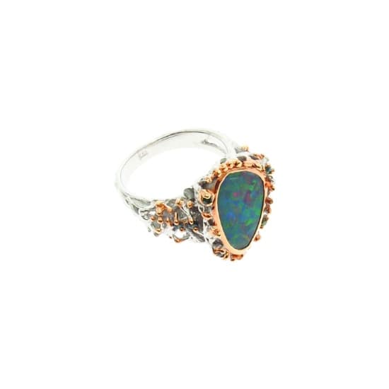 Doublet Opal Ring
