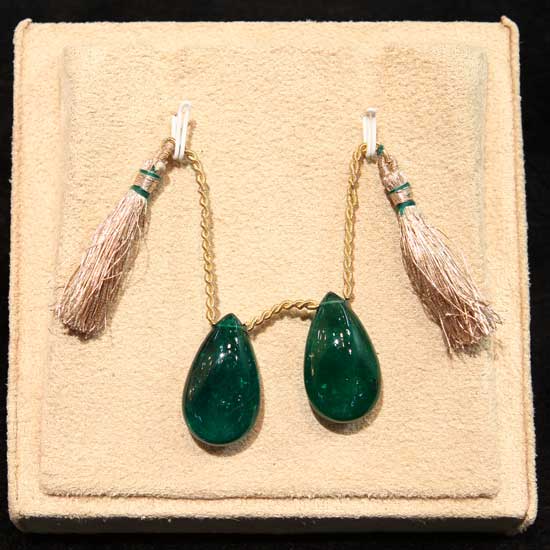 Drop-Shaped Emeralds