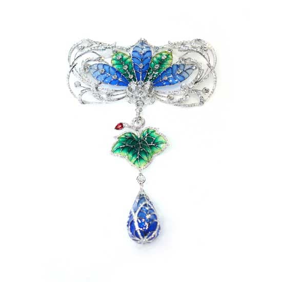 Enamel Brooch