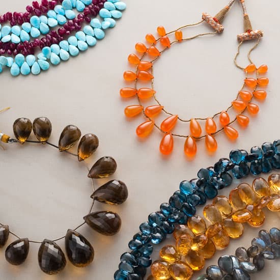 Faceted Briolette Bead