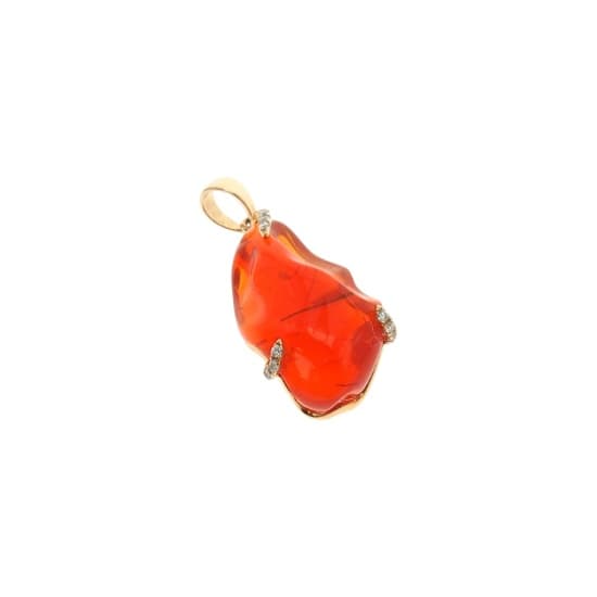 Fire Opal Pendant