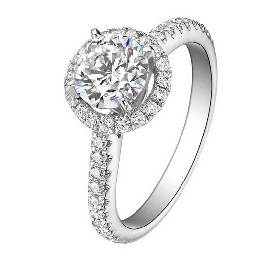 Halo Engagement Ring
