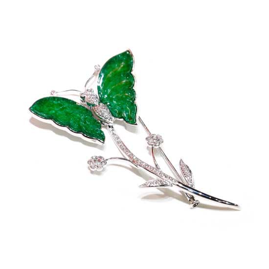 Jade Brooch