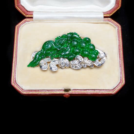 Jade Brooch