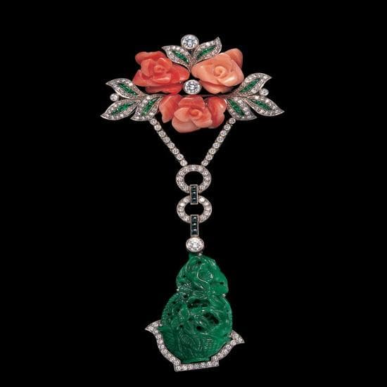 Jade Brooch