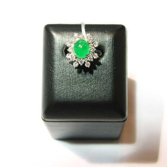 Jade & Diamond Ring