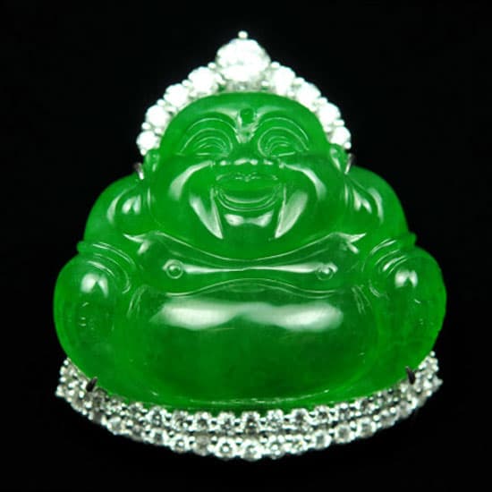 Jadeite Buddha Pendant