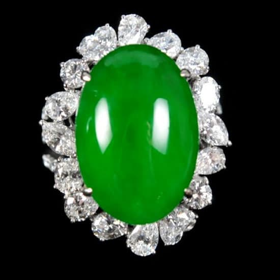 Jadeite Cabochon Ring