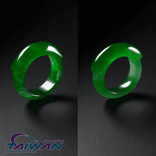 Jadeite Saddle Rings