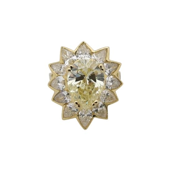 K18 Diamond Ring