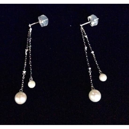 K18WG Akoya Pearl Pierce
