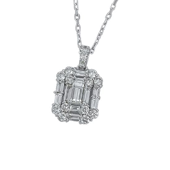 K18WG Diamond Necklace