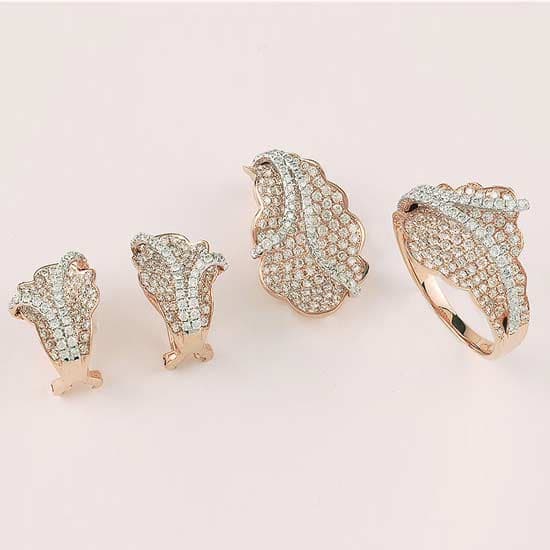 Ladies' Stone Jewelry Set