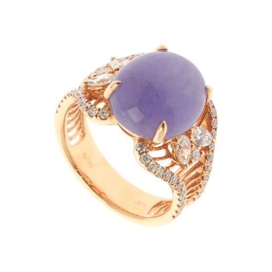 Lavender Jade Ring
