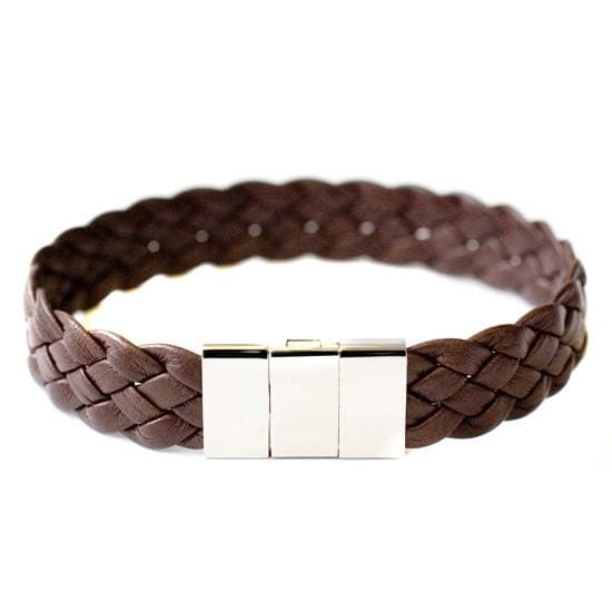Leather Braided Bangle