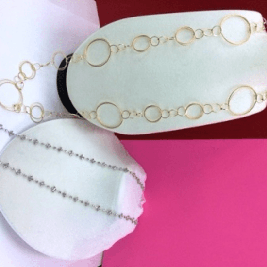 Long design necklace
