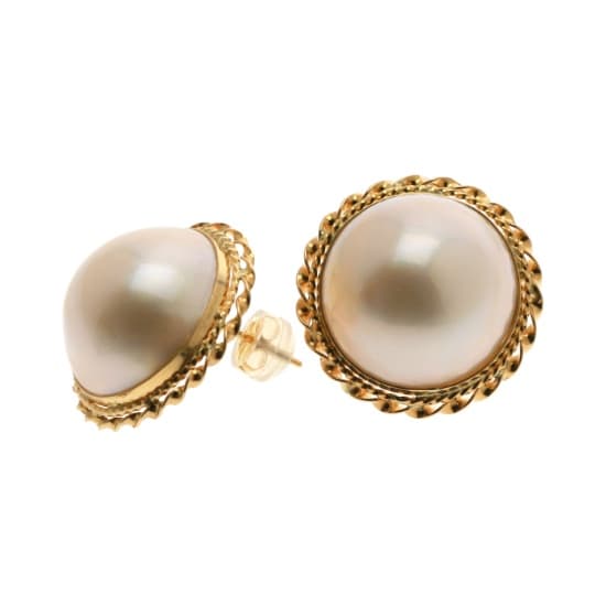 Mabe Pearl Earrings