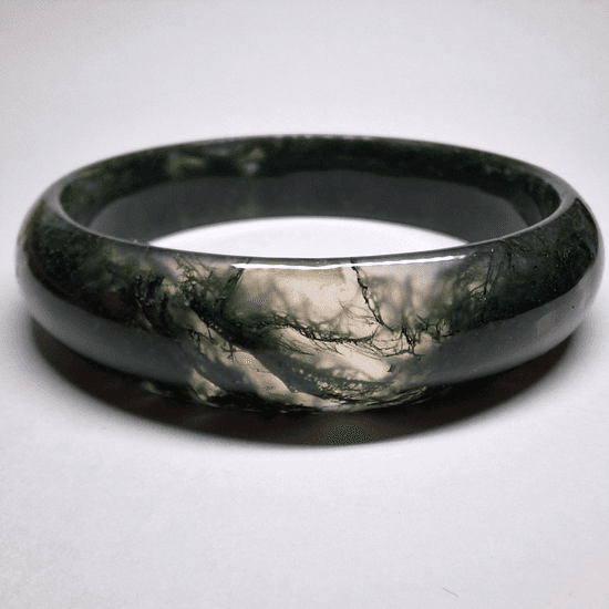 Moss Agate Bangle