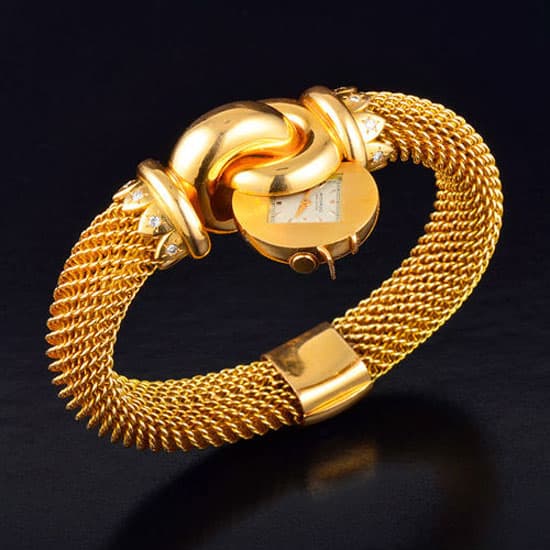 Movado Gold Bangle Watch