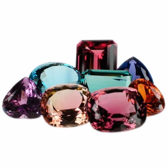 Multi-coloured Gemstones