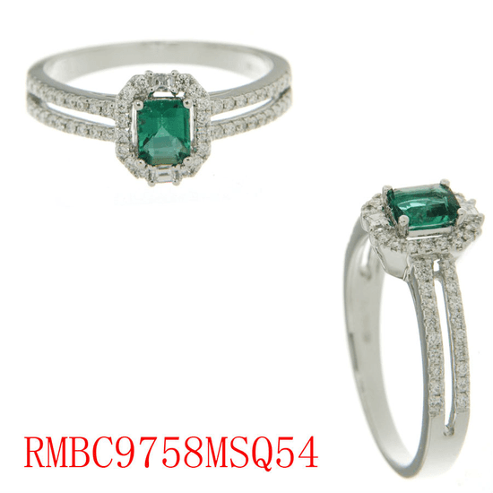 Octagon Emerald Ring