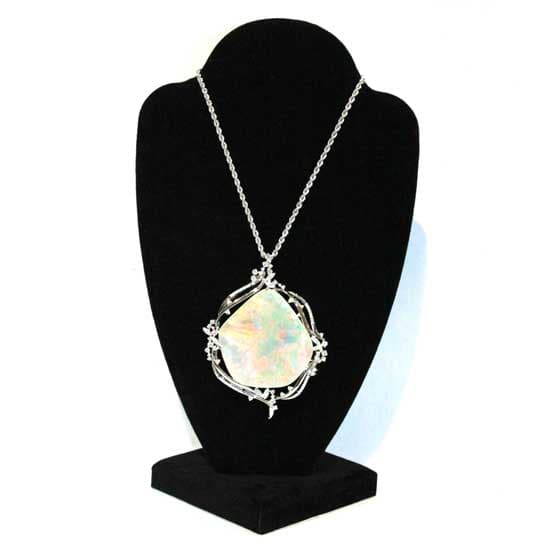 Opal and Diamond Necklace