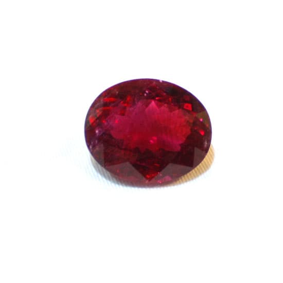 Oval-Shaped Rubellite