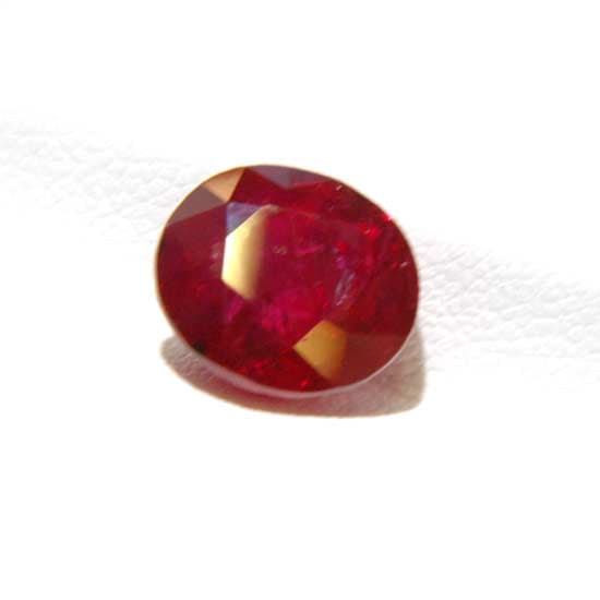 Oval-Shaped Ruby
