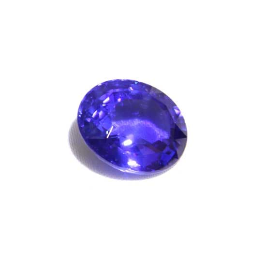 Oval-Shaped Sapphire