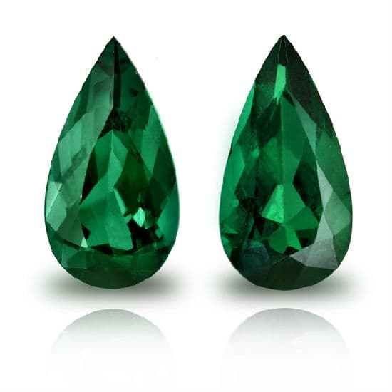 Pair of Colombian Emerald