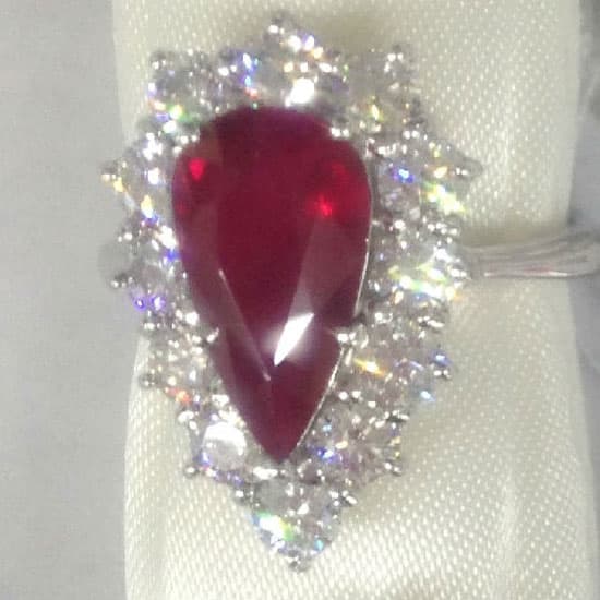Pear-Cut Ruby