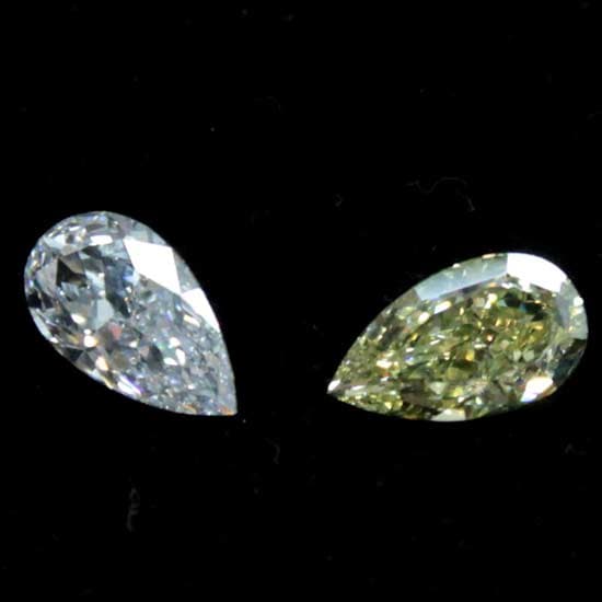 Pear-Shaped Diamonds