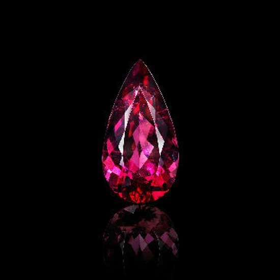 Pear-Shaped Rubellite