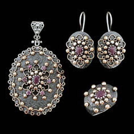 Pendant And Earrings