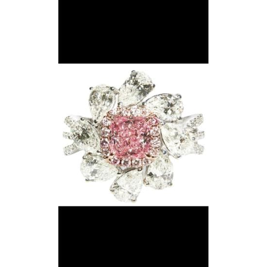 Pink Diamond Ring