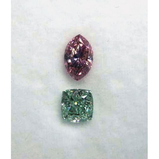 Pink and Green Diamond