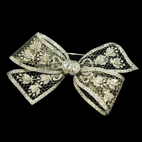 Platinum Brooch