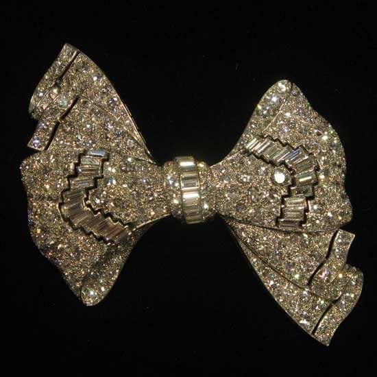 Platinum Diamond Brooch