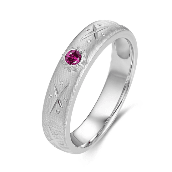 Platinum950 Ruby Ring