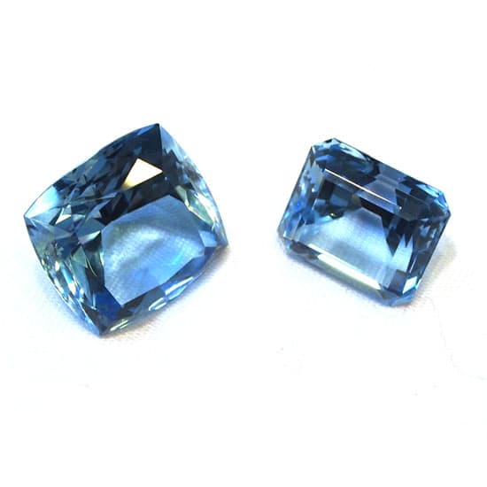 Rectangular Aquamarine