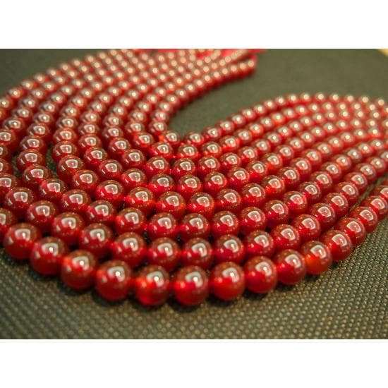 Red Agate Beads
